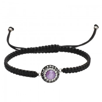 Pulsera Plata de Ley Spica con Cristal Swarovski©