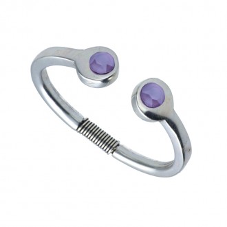 Brazalete Satélites Cristal Lilac