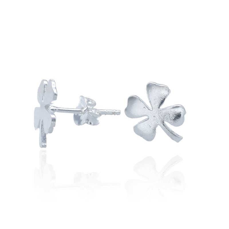 Pendientes Plata de Ley Lucky Clover