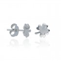 Pendientes Plata de Ley Trébol 4 Hojas