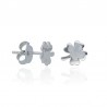 Pendientes Plata de Ley Trébol 4 Hojas