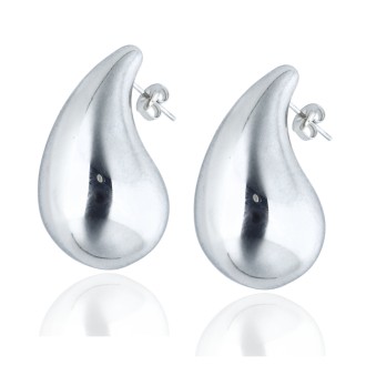 Pendientes de Acero Gota Sublime Grande - Las Joyas de Amanda
