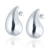 Pendientes de Acero Gota Sublime Grande - Las Joyas de Amanda