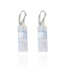 Pendientes Plata de Ley y Swarovski Destello Glaciar