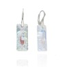 Pendientes Plata de Ley y Swarovski Destello Glaciar