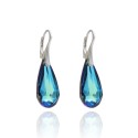 Pendientes Plata de Ley y Swarovski Azul Eterno