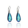 Pendientes Plata de Ley y Swarovski Azul Eterno