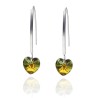 Pendientes Plata de Ley Latido de Cristal Vitrail Medium