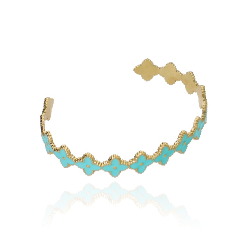 Brazalete de Acero Brisa de Flores