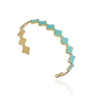 Brazalete de Acero Brisa de Flores