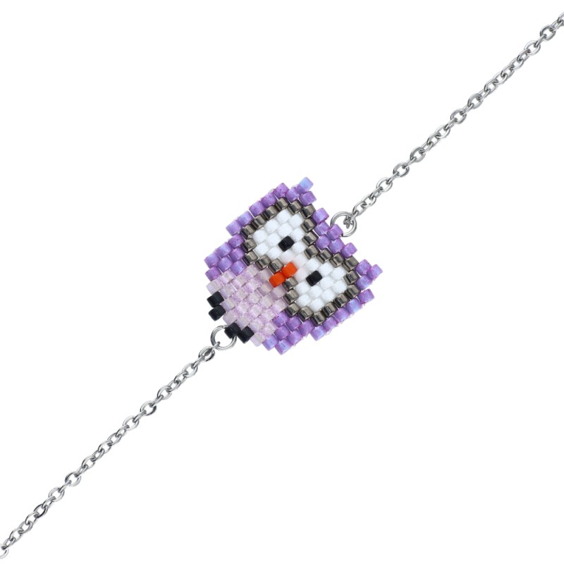 Pulsera de Acero Sweet Penguin Miyuki