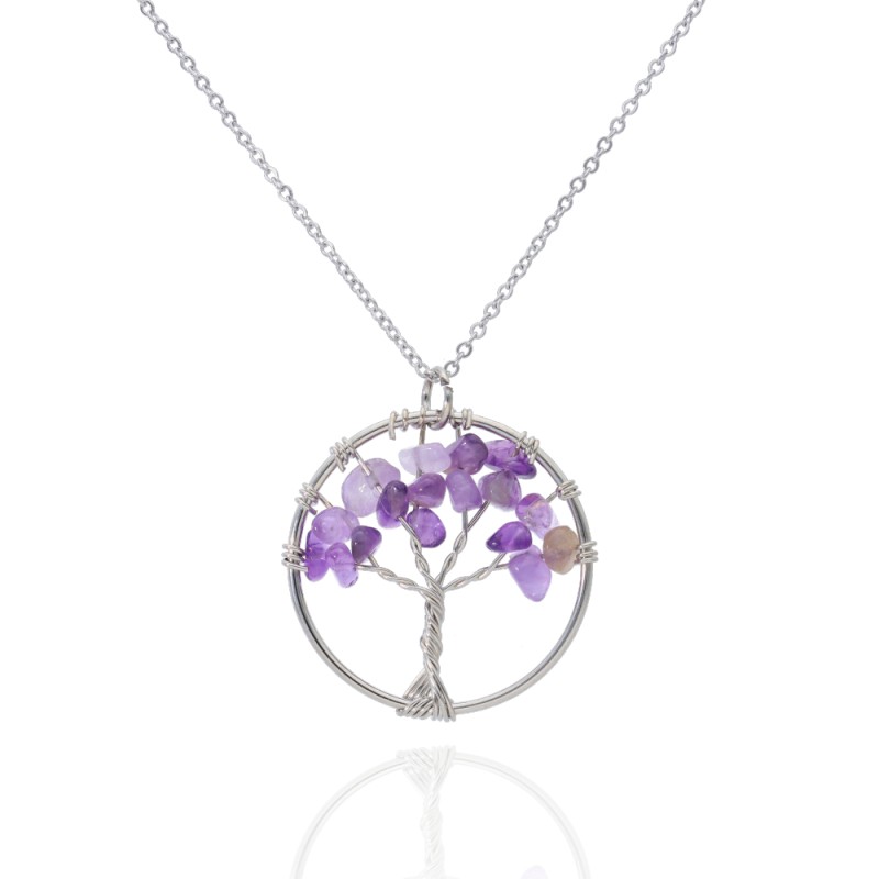 Collar de Acero Árbol de Vida Esencial