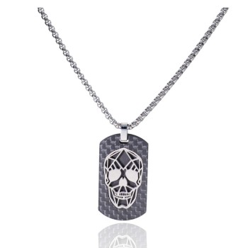 Collar de Acero Rebel Skull