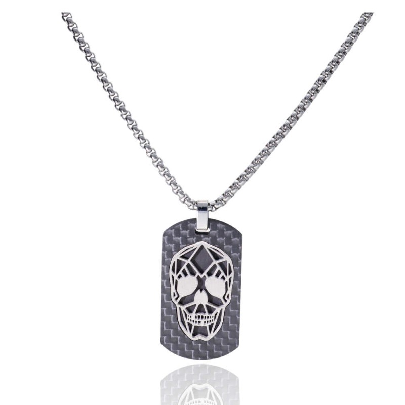 Collar de Acero Rebel Skull