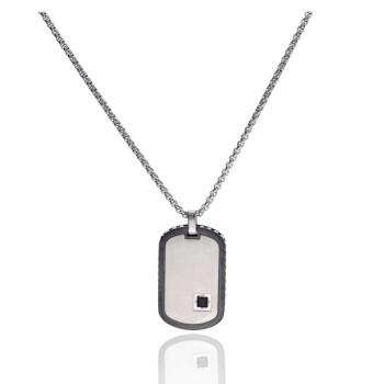 Collar de Acero Onyx Identity