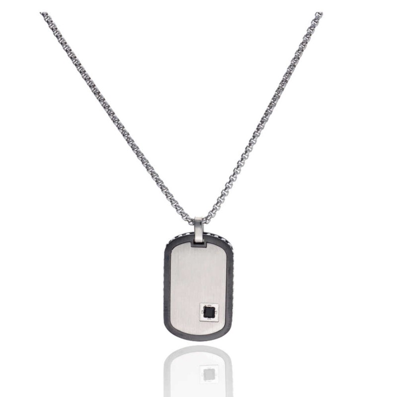 Collar de Acero Onyx Identity