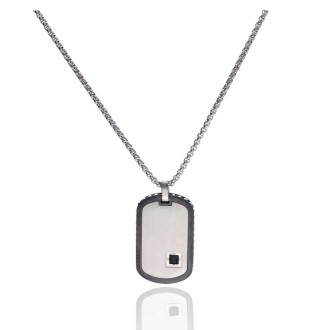 Collar de Acero Onyx Identity