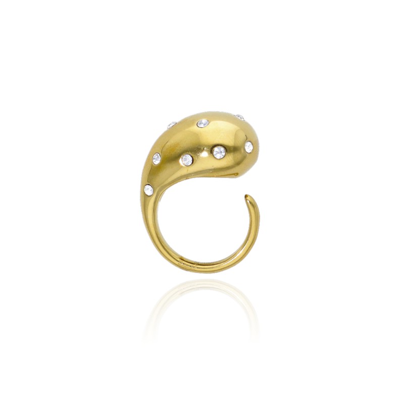 Anillo de Acero Destellos Infinity
Chapado Oro 14k,