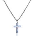 Collar de Acero Cross Urban Blue