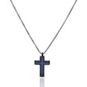 Collar de Acero Midnight Cross