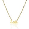 Gargantilla de Acero Loli Chapado Oro 14k