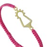 Pulsera Devoción Santina Plata de Ley Baño Oro 18k Rosa