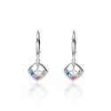 Pendientes Plata de Ley Rainbow Diamond