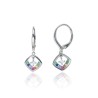 Pendientes Plata de Ley Rainbow Diamond