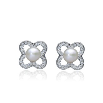 Conjunto Plata de Ley Flor Barcelona