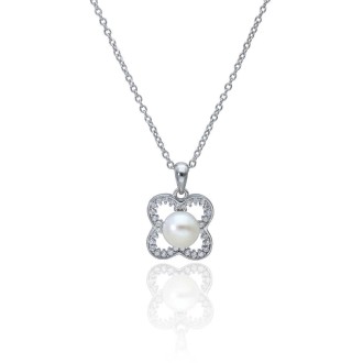 Conjunto Plata de Ley Flor Barcelona