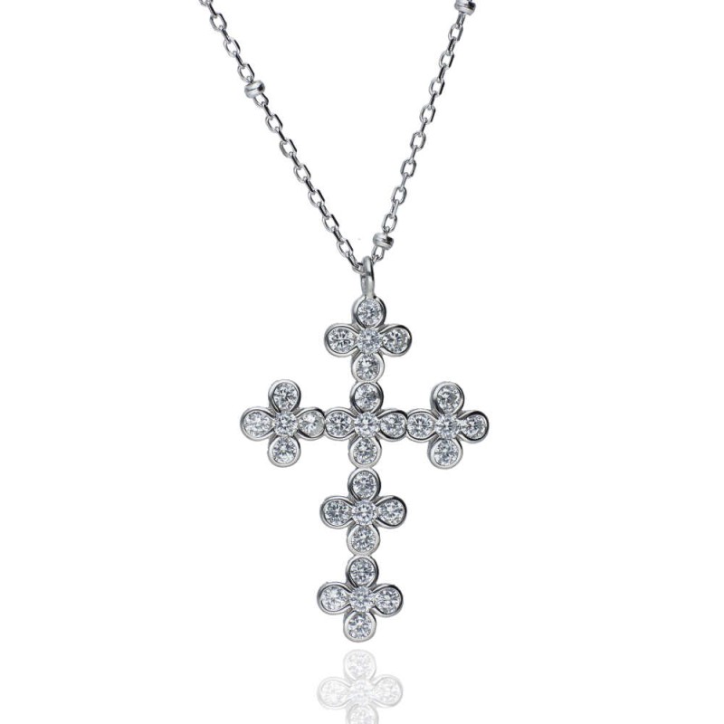 Gargantilla Plata de Ley Cruz Eternity