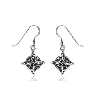Pendientes Plata de Ley Witch Knot