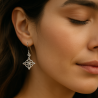 Pendientes Plata de Ley Witch Knot