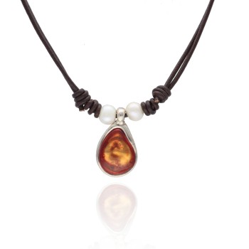 Collar Alma de Agua Ambar