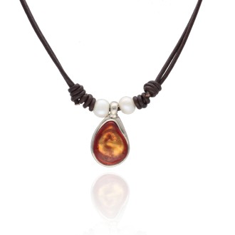 Collar Alma de Agua Ambar