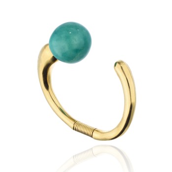 Pulsera Esencia Dorada Turquesa