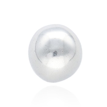 Bola de Metal 22mm Baño Plata para Pulsera Esencia