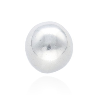 Bola de Metal 22mm Baño Plata para Pulsera Esencia