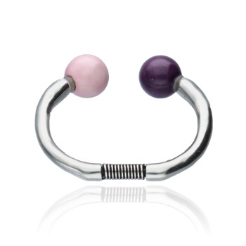 Pulsera Dual Esencia Plateada