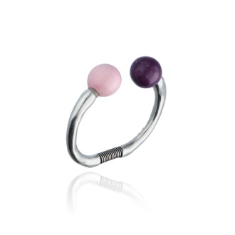 Pulsera Dual Esencia Plateada