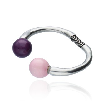 Pulsera Dual Esencia Plateada