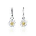 Pendientes Plata de Ley Daisy Shine