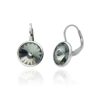 Pendientes Plata de Ley Brillo Eterno Black Diamond