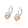 Pendientes Plata de Ley Brillo Eterno Light Peach