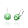 Pendientes Plata de Ley Brillo Eterno Peridot
