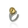 Anillo Esencia Órbita Baño Plata Bola Oro Anillo Esencia Órbita Baño Plata Bola Oro