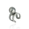 Anillo Esencia Aura Bola Zamak Plata Anillo Esencia Aura Bola Zamak Plata