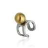 Anillo Esencia Aura Bola Zamak Oro Anillo Esencia Aura Bola Zamak Oro