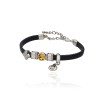 Pulsera Night Vibes Smiley Cristal Swarovski Topaz