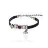 Pulsera Night Vibes Smiley Cristal Swarovski Amatista